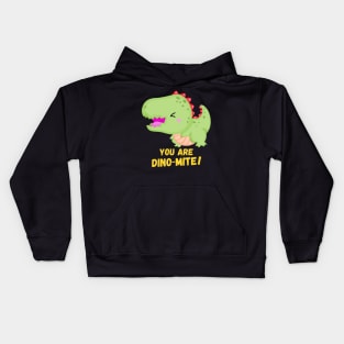 You Are Dino Mite Jurassic World Prehistory Dinosaurs Lovers Kids Hoodie